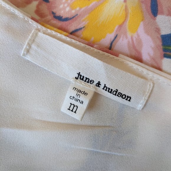 *Floral Print Romper by June & Hudson- Size S/M - Picture 4 of 5